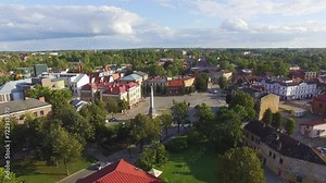 Central Square of the Medieval City of Cesis