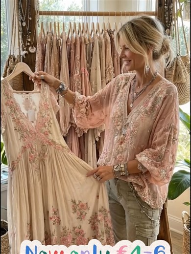 🌿✨BOHO VIBES: STITCHED WITH SOUL, WORN WITH LOVE 🧵🌸 🔥 Now only €4-6 each, crazy clearance sale, limited quantities, while supplies last#Promotion #Discount 🌸Hand-Knit Embroidery: Intricate floral and nomadic motifs stitched by artisans, each thread weaving stories of far-off lands. 👏🏻 Get ready to bloom into style! 🌸What's your new season look? Shop now