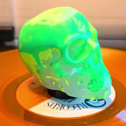 Green River | Skull Guy London — PUNKD Lamp | Green, Yellow & White | A Classic