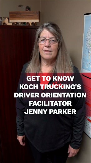 Get to know our Orientation Facilitator, Jenny Parker, who has been with Koch for 20 years! Jenny started at Koch as a dispatcher and now oversees onboarding our drivers. Jenny excels at ensuring our drivers are prepared and have everything they need to be set up for success. Thank you, Jenny, for being an integral part of Koch! | Koch Trucking