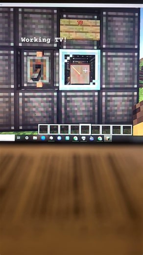 Working TV in minecraft