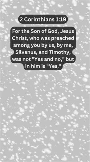 Jesus Saves | 2 Corinthians 1:19 Daily Bible Verse