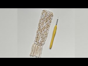 Crochet - Beautiful And Easy Bookmark - Feather Stitch