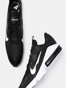 Buy Nike Men Black Solid Air Max Infinity 2 Sneakers -  - Footwear for Men