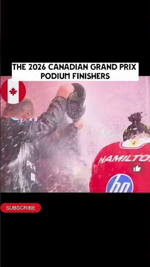 The 2026 Canadian gp Podium Finishes. #maxverstappen #lewishamilton #kimiantonelli #ferrari #redbull