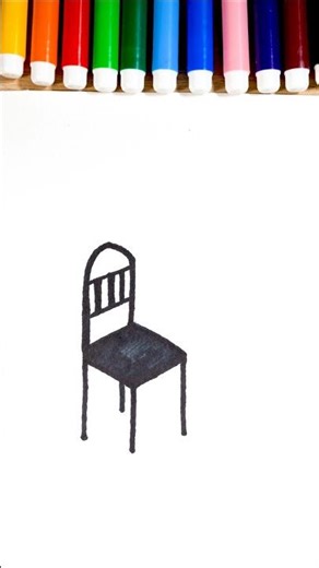 👉This you can draw this chair? 😏🪑