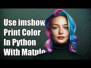 How to Use imshow to Print a Single Color in Python Matplotlib