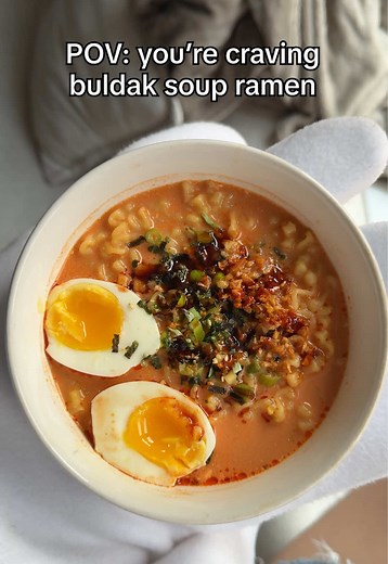 Receta de sopa de fideos Buldak menos picante
