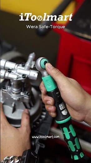 ประแจปอนด์ Wera Safe-Torque เมื่อถึงค่าปอนด์ที่ตั้งไว้ กลไกจะรูด (Slip) ทันที #ประแจปอนด์ #wera