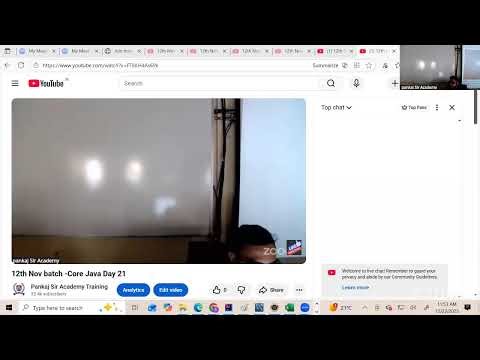 12th Nov batch -Core Java Day 21
