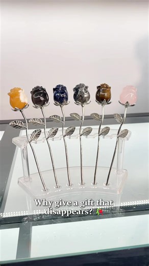 Meaningful Crystal Rose Gifts for Valentine's Day