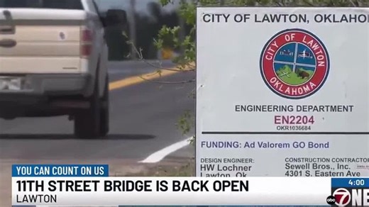 Southwest 11th Street bridge reopens in Lawton after full replacement | Haystack News