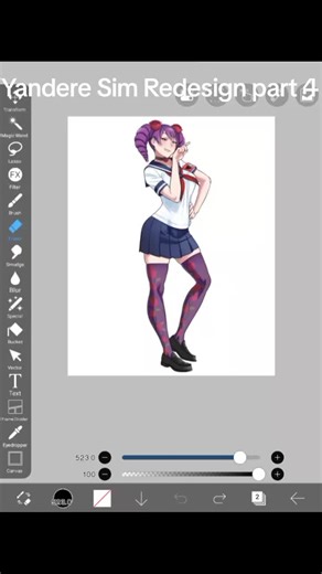 Yandere Sim Redesign // Kizana Sunobu #yanderesimulator #yansim #redesign #yandere #fyp