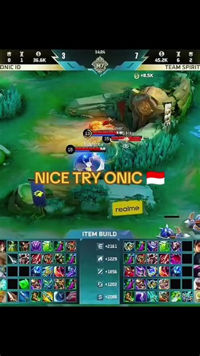 •M7 SWISS STAGE || ONIC ID🇮🇩 0-1 TEAM SPIRIT🇷🇺#MLBBM7 #MLBB #onicesport #onicid #teamspirit