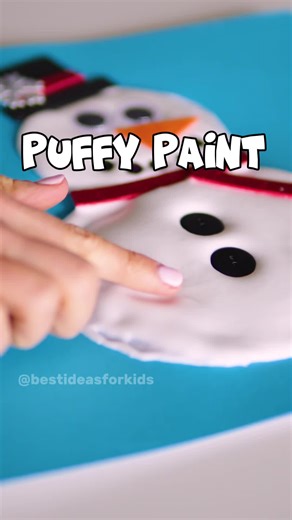 Puffy Paint Recipe for Creative Kids Activities