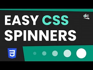 Easy CSS Only Circle Loading Spinners Tutorial