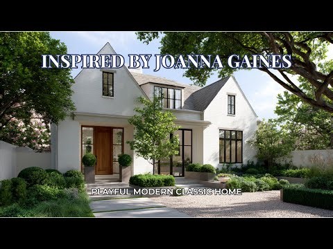 Joanna Gaines Modern Classic Home Tour | Timeless Interiors With Rich Wood & Elegant Details