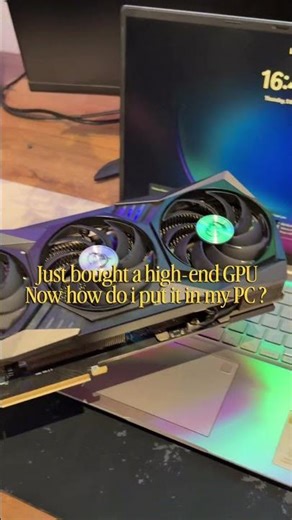 Just bought a high-end GPU… then realized my “PC” is a laptop. No PCIe slot, just pain. 💀