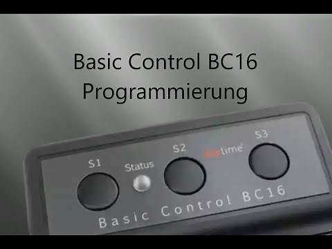 BC16 1 Kanal Programmierung