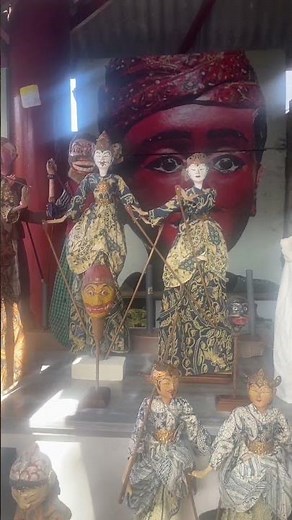 Traditional Bali Puppets Wayang Kulit