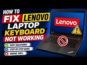 How to fix lenovo laptop keyboard not working| Lenovo laptop stopped working? Do this now