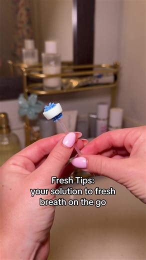 Make sure your breath is fresh anytime, anywhere with fresh tips! #traveltoothbrush #freshtips #disposabletoothbrush #freshbreath