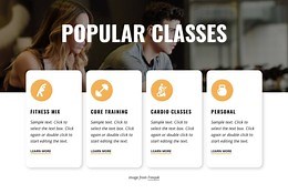 Live classes - HTML5 Template by Nicepage