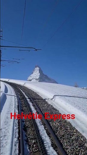 Driver’s View of the Matterhorn! 🚆🇨🇭 Epic Train Ride to the Top