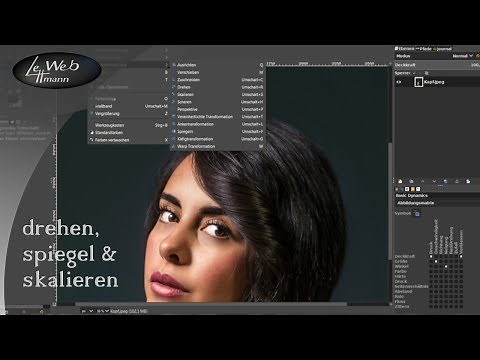 Arbeiten mit den Transformation-Werkzeugen von GIMP 2.10