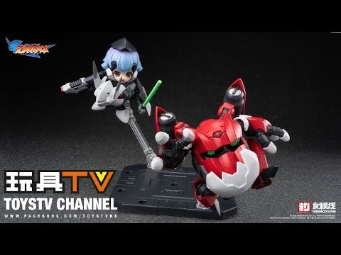 「爆玩具」和模綫 無限奪體 艾莉與食人魔 成品 HEMOXIAN Heart Warrior 01 Ellie + Ogre Assembled Figure TOYSTV Review