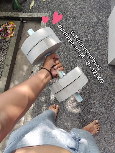 Making Own Gym At Home with Dumbbell Set Tutorial