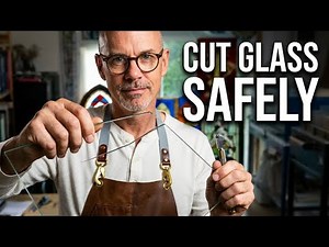 How to cut glass safely for beginners!