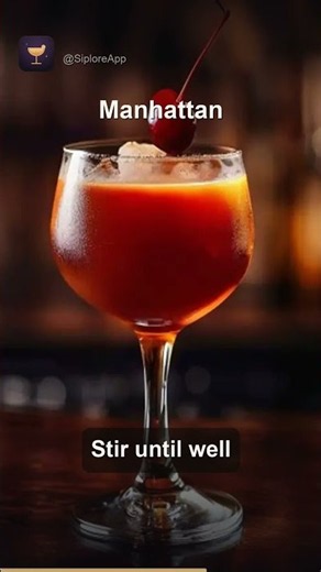 How to Make a Manhattan 🍸 #Shorts