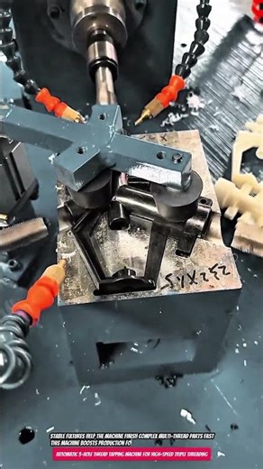 3-Hole Thread Tapping Machine for Fast Triple-Side Precision Drilling