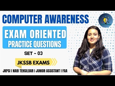 COMPUTER EXAM ORIENTED MCQS I SET-03 II FOR UPCOMING JKSSB EXAMS II BY TANIYA MA'AM