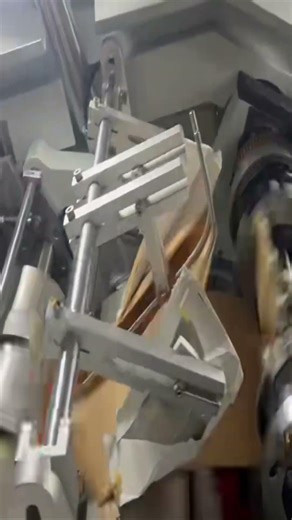 How it's Made: Paper Bag Making Machine with Handle Precision 🎯