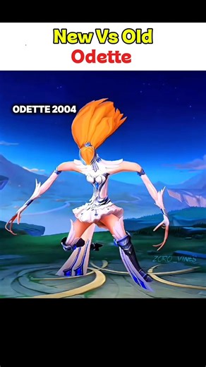 Old vs New Odette 😂#mlbb #odette #shorts