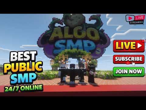 minecraft aloo smp live aaj kya dekho ye join public live