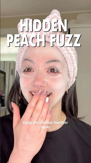 Wait… you have THIS much peach fuzz?! 😳