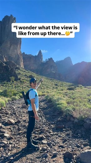 JORDYN VERZERA & JT MOCARSKI | Best in the US on Instagram: "Add this to your USA bucket list… 📍Flat Iron, Superstition Mountains - Mesa, Arizona Tucked into the Superstition Mountains just outside of Downtown Mesa, Flat Iron is one of the most iconic and challenging hikes in Arizona, with unreal desert views the entire way up! The trail climbs steeply through rugged terrain before opening up to sweeping views of the Sonoran Desert, canyon walls, and distant mountain ranges. Flat Iron is easily
