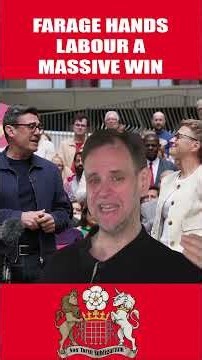 Labour's Landslide Moment Farage Wasn't There to Stop #Election #Reform #shorts