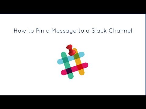 How to Pin a Message in a Slack Channel