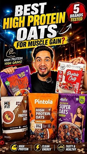 Best High Protein Oats￼ For Muscle Gain💪