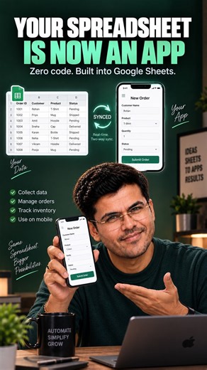 How to Turn a Google Sheet Into an App for Free (AppSheet)