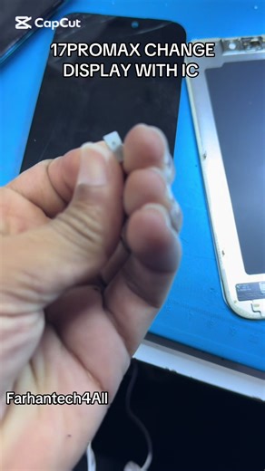 17promax change lcd With original ic #17pm #17promax #iphonerepair