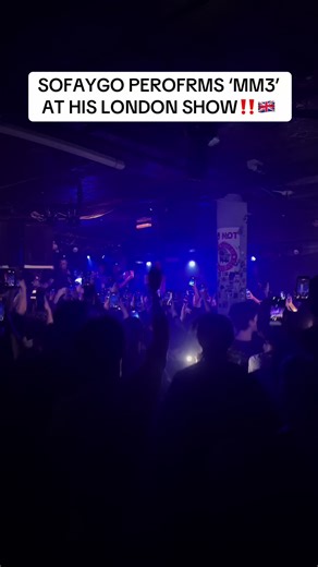 Sofaygo Performs 'MM3' at His London Show