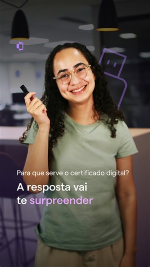 Certisign on Instagram: "Por que tem gente usando o certificado digital TODOS os dias? 🤔 A resposta é simples: o certificado é uma identidade digital. Em resumo, ele é a chave para realizar transações online com total segurança e é, por isso, que é exigido em muitas tarefas e já faz parte da vida de milhões de pessoas. O certificado digital está presente em cada canto da economia: no envio das declarações e obrigações fiscais ao governo; na assinatura e emissão de notas fiscais; no peticionamen