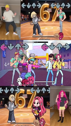 FNF Saja Boys Soda Pop x 67 Meme Kid in real life #demonhunters #fnf #sodapop