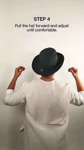 Hot to tie your hair in a Tilley hat