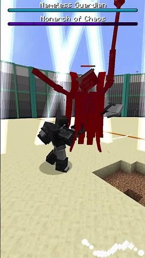 Minecraft Nameless Guardian vs Monarch of Chaos